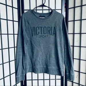 Victoria's Secret Sport Crewneck Sweatshirt - Charcoal Gray